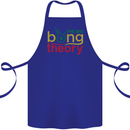 The Big Bong Theory Funny Weed Cannabis Cotton Apron 100% Organic Royal Blue