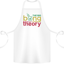 The Big Bong Theory Funny Weed Cannabis Cotton Apron 100% Organic White