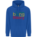 The Big Bong Theory Funny Weed Cannabis Mens 80% Cotton Hoodie Royal Blue