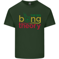 The Big Bong Theory Funny Weed Cannabis Mens Cotton T-Shirt Tee Top Forest Green
