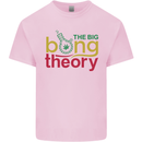 The Big Bong Theory Funny Weed Cannabis Mens Cotton T-Shirt Tee Top Light Pink