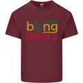 The Big Bong Theory Funny Weed Cannabis Mens Cotton T-Shirt Tee Top Maroon