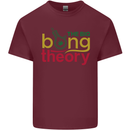 The Big Bong Theory Funny Weed Cannabis Mens Cotton T-Shirt Tee Top Maroon