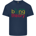 The Big Bong Theory Funny Weed Cannabis Mens Cotton T-Shirt Tee Top Navy Blue