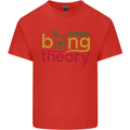 The Big Bong Theory Funny Weed Cannabis Mens Cotton T-Shirt Tee Top Red