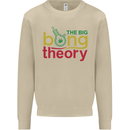 The Big Bong Theory Funny Weed Cannabis Mens Sweatshirt Jumper Sand