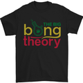 The Big Bong Theory Funny Weed Cannabis Mens T-Shirt Cotton Gildan Black