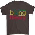 The Big Bong Theory Funny Weed Cannabis Mens T-Shirt Cotton Gildan Dark Chocolate