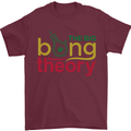 The Big Bong Theory Funny Weed Cannabis Mens T-Shirt Cotton Gildan Maroon