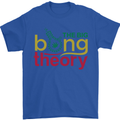 The Big Bong Theory Funny Weed Cannabis Mens T-Shirt Cotton Gildan Royal Blue