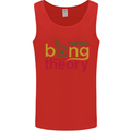 The Big Bong Theory Funny Weed Cannabis Mens Vest Tank Top Red