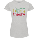 The Big Bong Theory Funny Weed Cannabis Womens Petite Cut T-Shirt Sports Grey