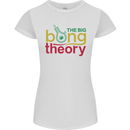 The Big Bong Theory Funny Weed Cannabis Womens Petite Cut T-Shirt White