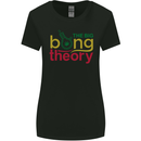 The Big Bong Theory Funny Weed Cannabis Womens Wider Cut T-Shirt Black