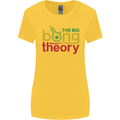 The Big Bong Theory Funny Weed Cannabis Womens Wider Cut T-Shirt Yellow