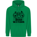 The Bird Watcher Watching Funny Childrens Kids Hoodie Irish Green