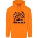 The Bird Watcher Watching Funny Childrens Kids Hoodie Orange
