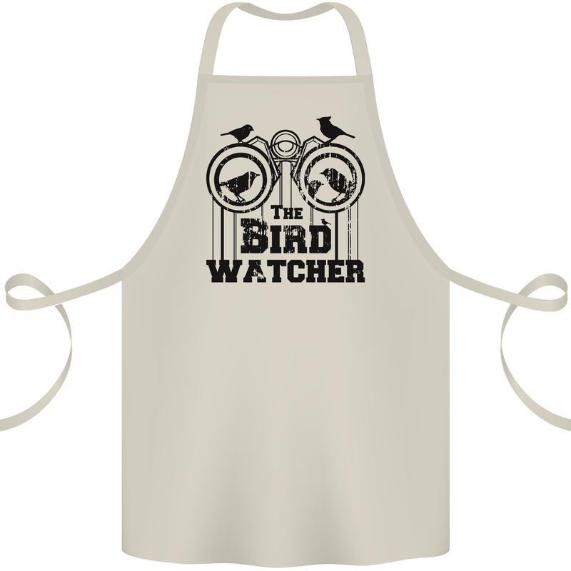 The Bird Watcher Watching Funny Cotton Apron 100% Organic Natural