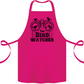 The Bird Watcher Watching Funny Cotton Apron 100% Organic Pink