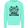 The Bird Watcher Watching Funny Kids Sweatshirt Jumper Peppermint