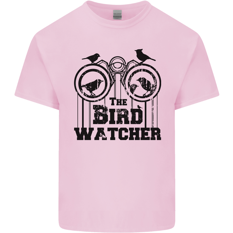 The Bird Watcher Watching Funny Kids T-Shirt Childrens Light Pink