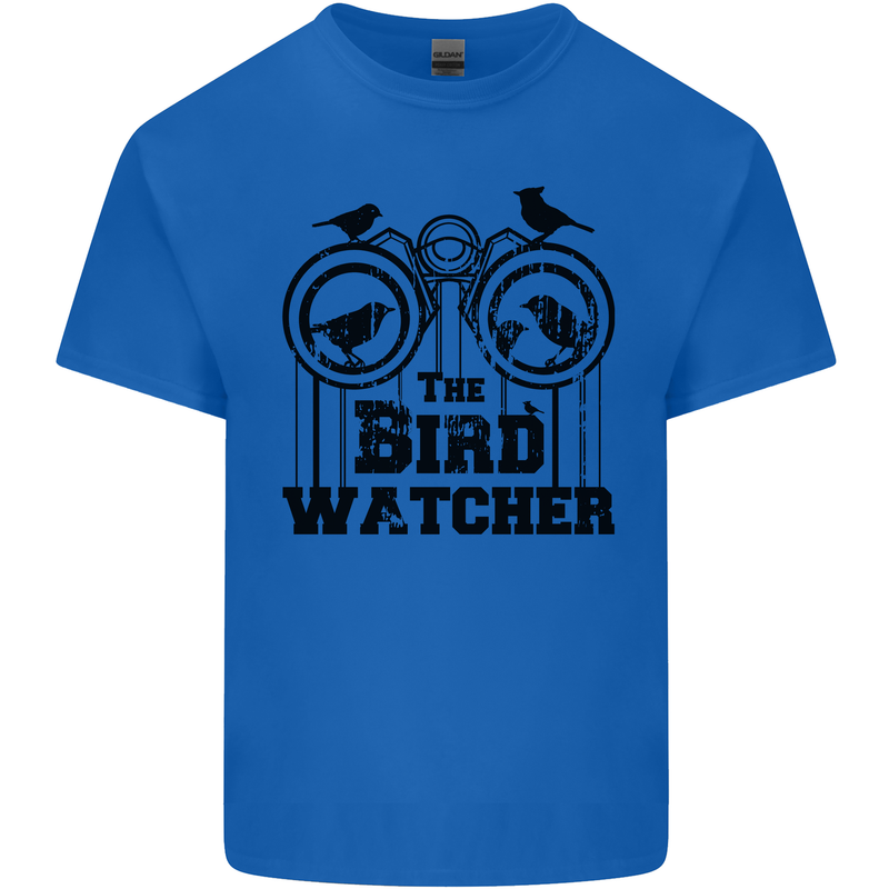 The Bird Watcher Watching Funny Kids T-Shirt Childrens Royal Blue