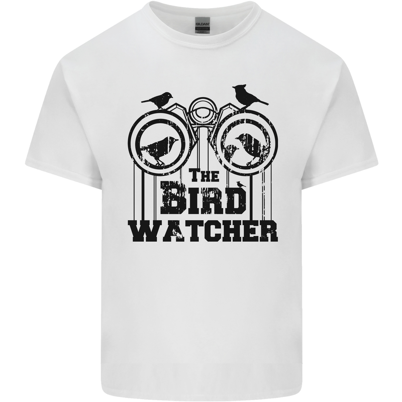 The Bird Watcher Watching Funny Kids T-Shirt Childrens White