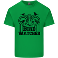 The Bird Watcher Watching Funny Mens Cotton T-Shirt Tee Top Irish Green