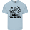 The Bird Watcher Watching Funny Mens Cotton T-Shirt Tee Top Light Blue