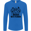 The Bird Watcher Watching Funny Mens Long Sleeve T-Shirt Royal Blue