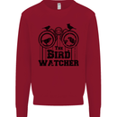The Bird Watcher Watching Funny Mens Sweatshirt Jumper Red