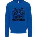 The Bird Watcher Watching Funny Mens Sweatshirt Jumper Royal Blue