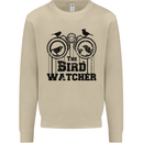The Bird Watcher Watching Funny Mens Sweatshirt Jumper Sand