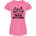 The Bird Watcher Watching Funny Womens Petite Cut T-Shirt Azalea