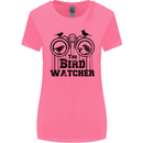 The Bird Watcher Watching Funny Womens Wider Cut T-Shirt Azalea