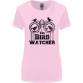 The Bird Watcher Watching Funny Womens Wider Cut T-Shirt Light Pink