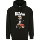 The Cat Father Funny Parody Mens 80% Cotton Hoodie Black