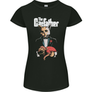 The Cat Father Funny Parody Womens Petite Cut T-Shirt Black
