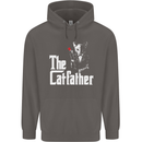 The Cat Father Parody Kitten Lover Animal Mens 80% Cotton Hoodie Charcoal
