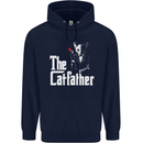 The Cat Father Parody Kitten Lover Animal Mens 80% Cotton Hoodie Navy Blue