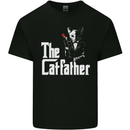 The Cat Father Parody Kitten Lover Animal Mens Cotton T-Shirt Tee Top Black