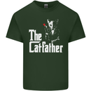 The Cat Father Parody Kitten Lover Animal Mens Cotton T-Shirt Tee Top Forest Green