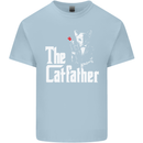 The Cat Father Parody Kitten Lover Animal Mens Cotton T-Shirt Tee Top Light Blue