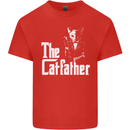 The Cat Father Parody Kitten Lover Animal Mens Cotton T-Shirt Tee Top Red