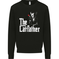 The Cat Father Parody Kitten Lover Animal Mens Sweatshirt Jumper Black