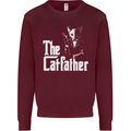 The Cat Father Parody Kitten Lover Animal Mens Sweatshirt Jumper Maroon