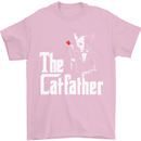 The Cat Father Parody Kitten Lover Animal Mens T-Shirt Cotton Gildan Light Pink