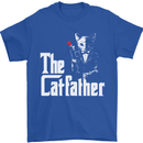 The Cat Father Parody Kitten Lover Animal Mens T-Shirt Cotton Gildan Royal Blue
