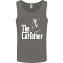 The Cat Father Parody Kitten Lover Animal Mens Vest Tank Top Charcoal