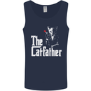 The Cat Father Parody Kitten Lover Animal Mens Vest Tank Top Navy Blue